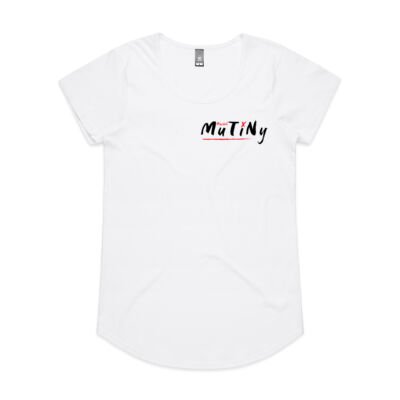 MuTiNy Raskel - Red Cross T-Shirt - Women's 'Mali' Scoop Tee Thumbnail